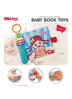Generic Sound And Light Baby Cloth Book Early Education Enlightenment Educational Toys Tear 0-6 Months To Appease Pop-up Book-Color:Music Cloth Book/ocean/sound Effects  - Image 4