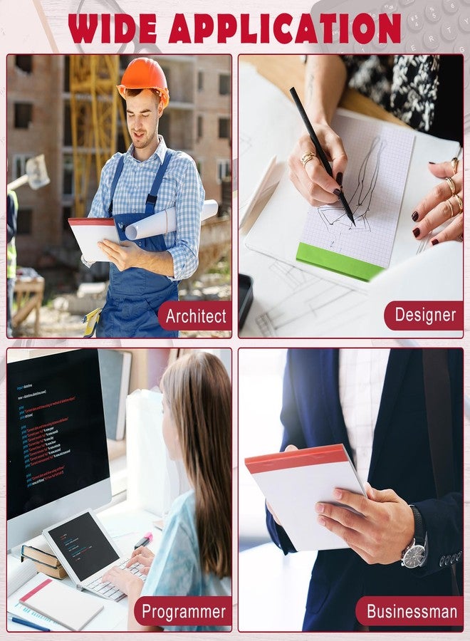 جيتك دفتر ملاحظات صغير من ورق الرسم البياني من جيتك، مقاس 5 × 8 بوصة، دفتر صغير ذو وجهين، دفتر ملاحظات للجيب، ألوان متنوعة، 50 ورقة، دفتر ملاحظات من ورق الرسم البياني للرسم والتدوين والتخطيط (شبكة (5 × 5)، 8 قطع) - Image 5