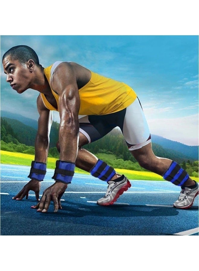 Pair of Hand and Foot Weights Sandbags for Legs and Gym (Multicolor) - Image 2