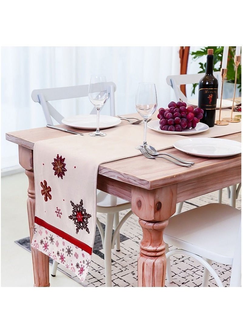 Christmas table runners runner for family christmas holiday dinner party decoration 34*176cm - pzsku/Z80FEEA90F14777C7794DZ/45/_/1664173462/dcc6b4b1-ec4f-4691-9b60-72997ad02bb3