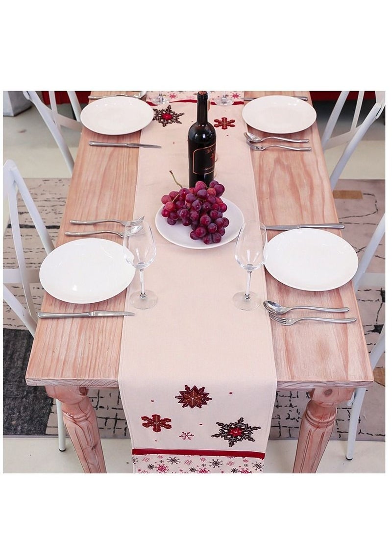 Christmas table runners runner for family christmas holiday dinner party decoration 34*176cm - pzsku/Z80FEEA90F14777C7794DZ/45/_/1664173463/38a4b343-09fc-4ae8-8870-012dd2bd8a67