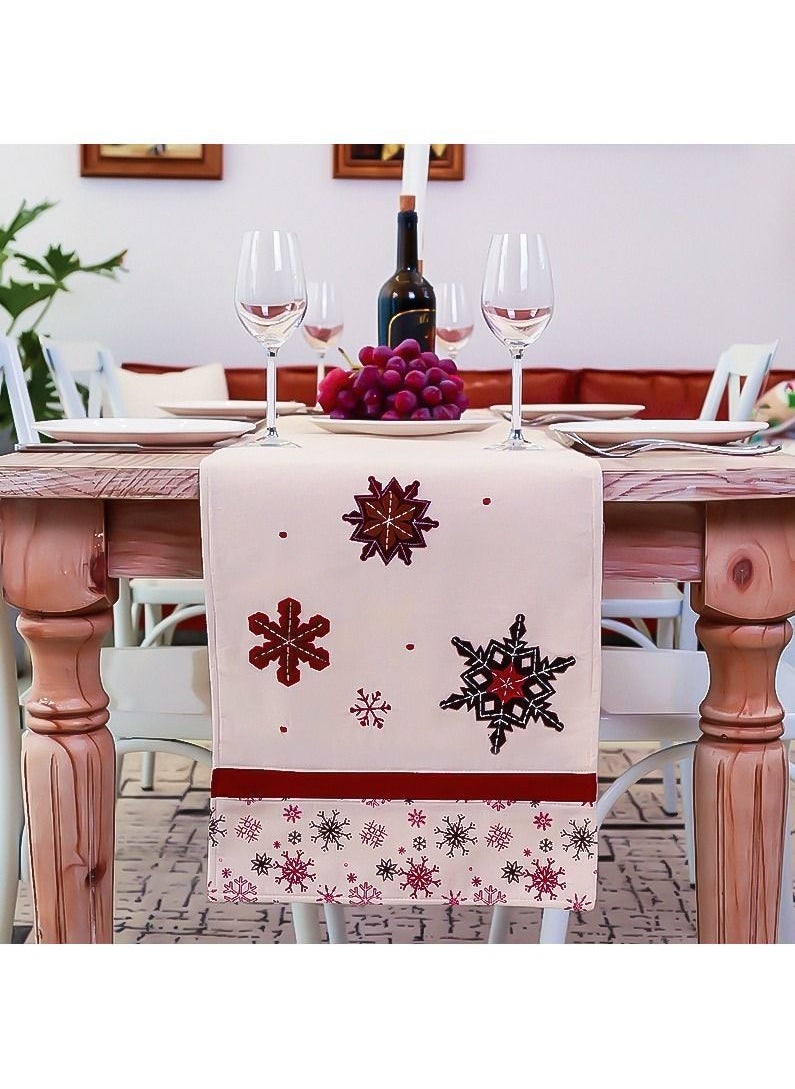 Christmas table runners runner for family christmas holiday dinner party decoration 34*176cm - pzsku/Z80FEEA90F14777C7794DZ/45/_/1664173463/a4feaf7e-dc08-4f2b-b9f6-9c22912d0401