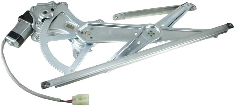 TRQ Front Right Power Window Regulator & Motor Assembly Passenger Side Compatible with 2003-2008 Toyota Corolla - Image 2