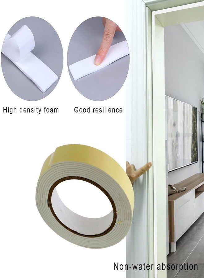 D-fix® Double Side White Foam Tape - 5 Meters in Length - 24mm / 1" Width - 6 Rolls Per Pack - Multipurpose usage, Best for Mounting, Strong Adhesion for Walls, Crafts work and fixing Furniture’s - Image 3