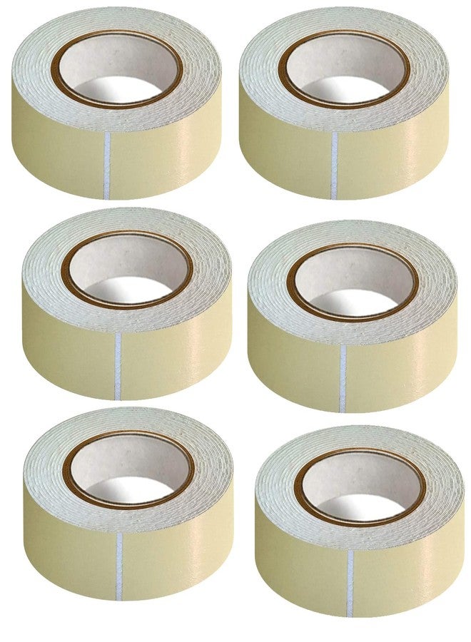 D-fix® Double Side White Foam Tape - 5 Meters in Length - 24mm / 1" Width - 6 Rolls Per Pack - Multipurpose usage, Best for Mounting, Strong Adhesion for Walls, Crafts work and fixing Furniture’s - Image 1