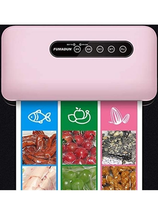 NIBEMINENT Automatic Vacuum Air Sealing Machine With Bags Pink - Image 4