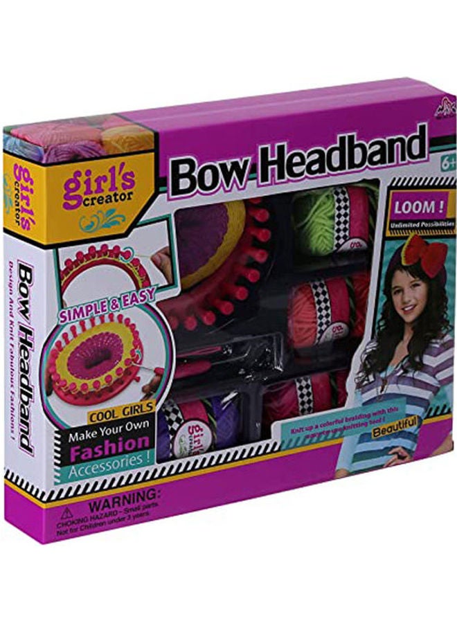 Bow Headband Set For Girls
