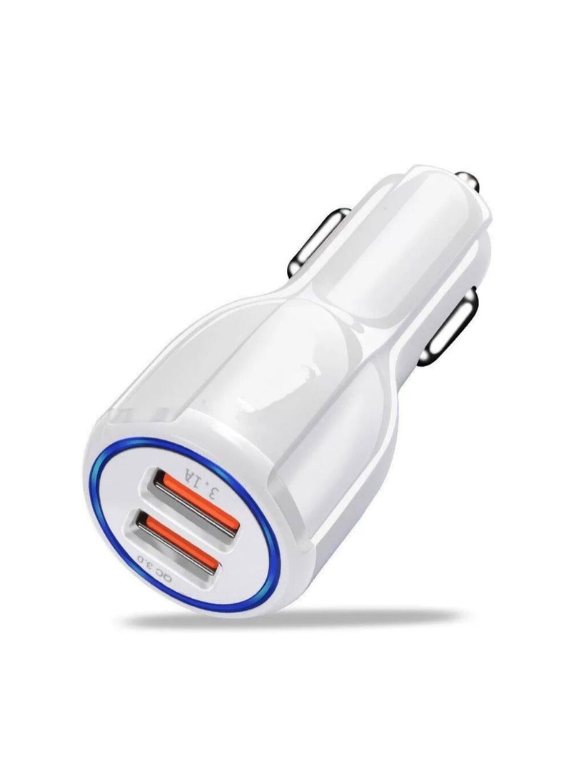 Flash Charge High Current 12-32V Universal Car Charger White  - Image 2