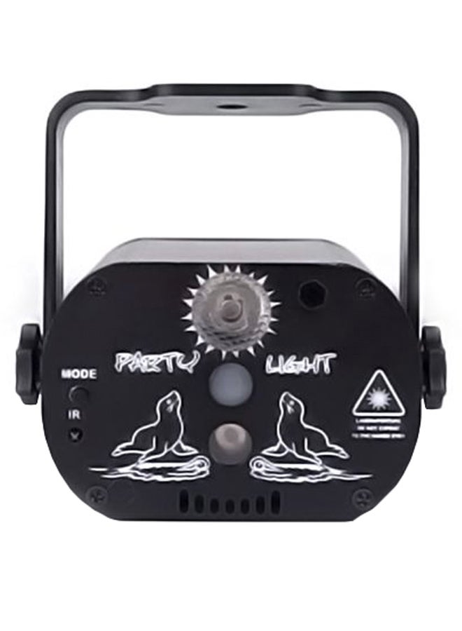 60-Pattern Disco LED Stage Light Black