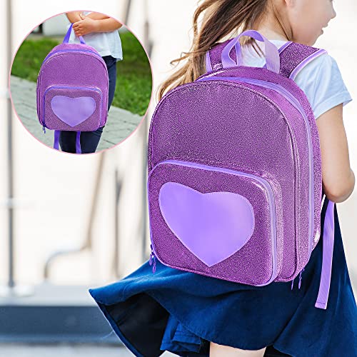 LoDrid Carrying Backpack Compatible with LOL Surprise Dolls All, Storage Case with 6 Clear Pockets for Dolls Organizer & Display, Purple, Bag Only (Patent Design) - Image 5
