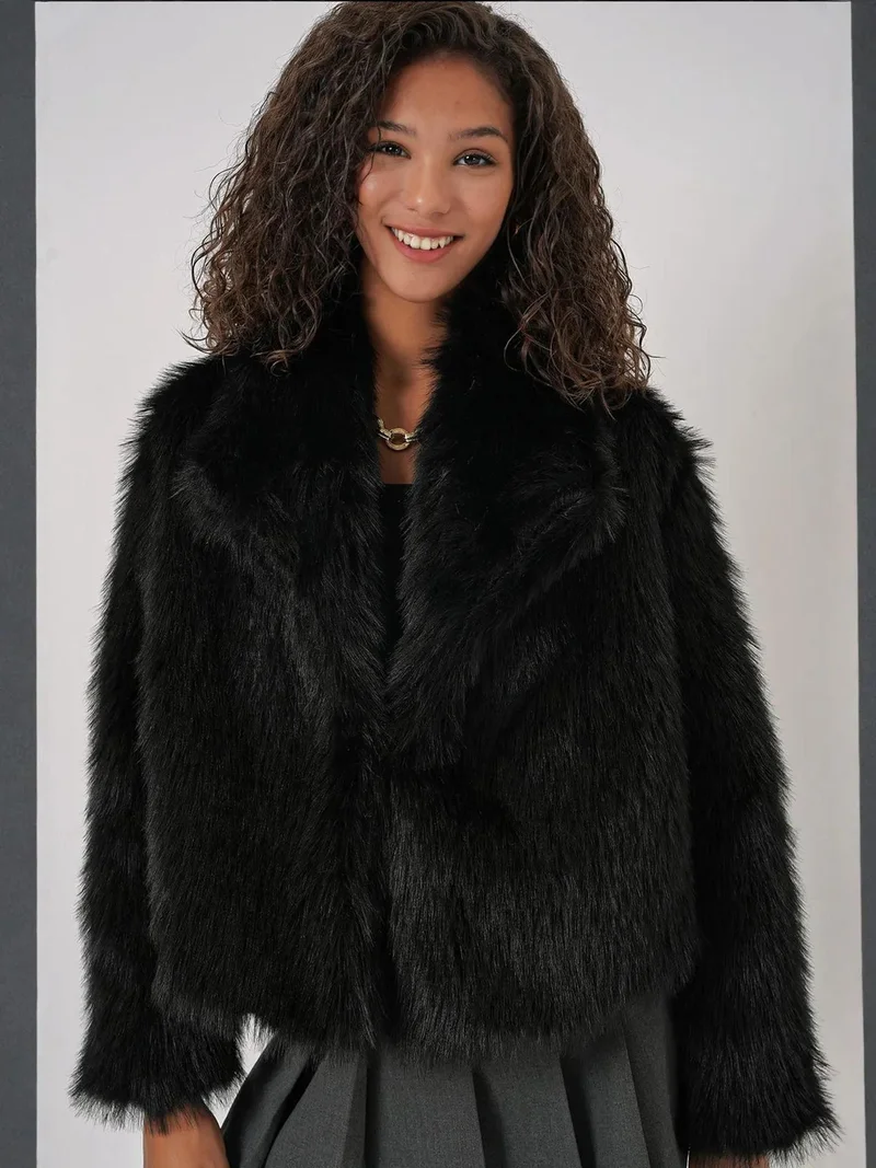 بيغ دارت BDART Regular Fit Faux Fur Coat