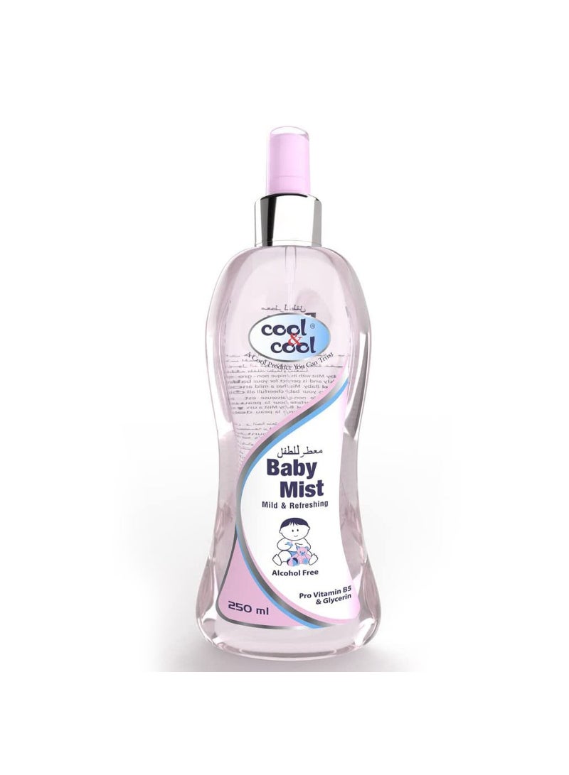 Cool & Cool Baby Mist Mild & Refreshing 250 ml