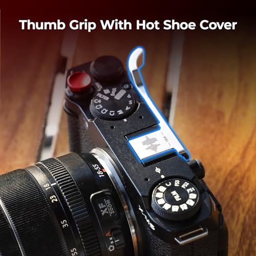SmallRig Thumb Grip with Hot Shoe Cover for FUJIFILM X-M5 (Silver) - 4877 - Image 3