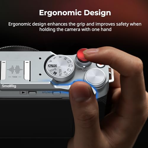 SmallRig Thumb Grip with Hot Shoe Cover for FUJIFILM X-M5 (Silver) - 4877 - Image 4