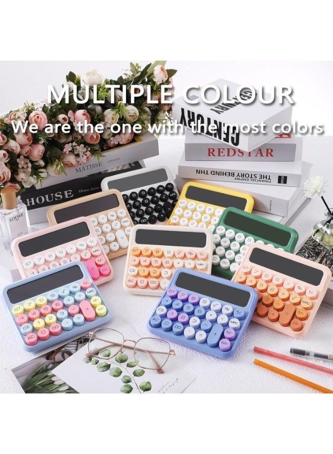 Mechanical Switch Calculator,Calculator Cute 12 Digit Large LCD Display and Buttons,Calculator with Large LCD Display Great for Everyday Life and Basic Office Work.with Battery - Image 5