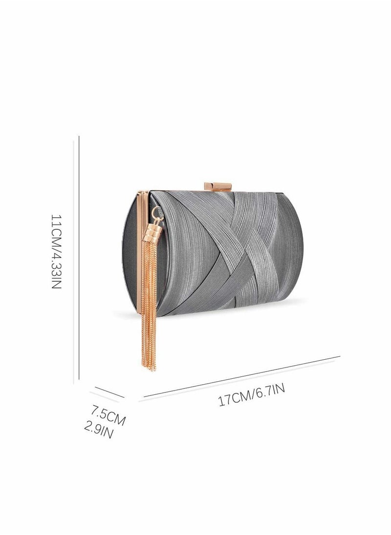 SYOSI - Womens Evening Clutch Bag Designer Evening Handbag, Lady Party Clutch Purse - Image 1