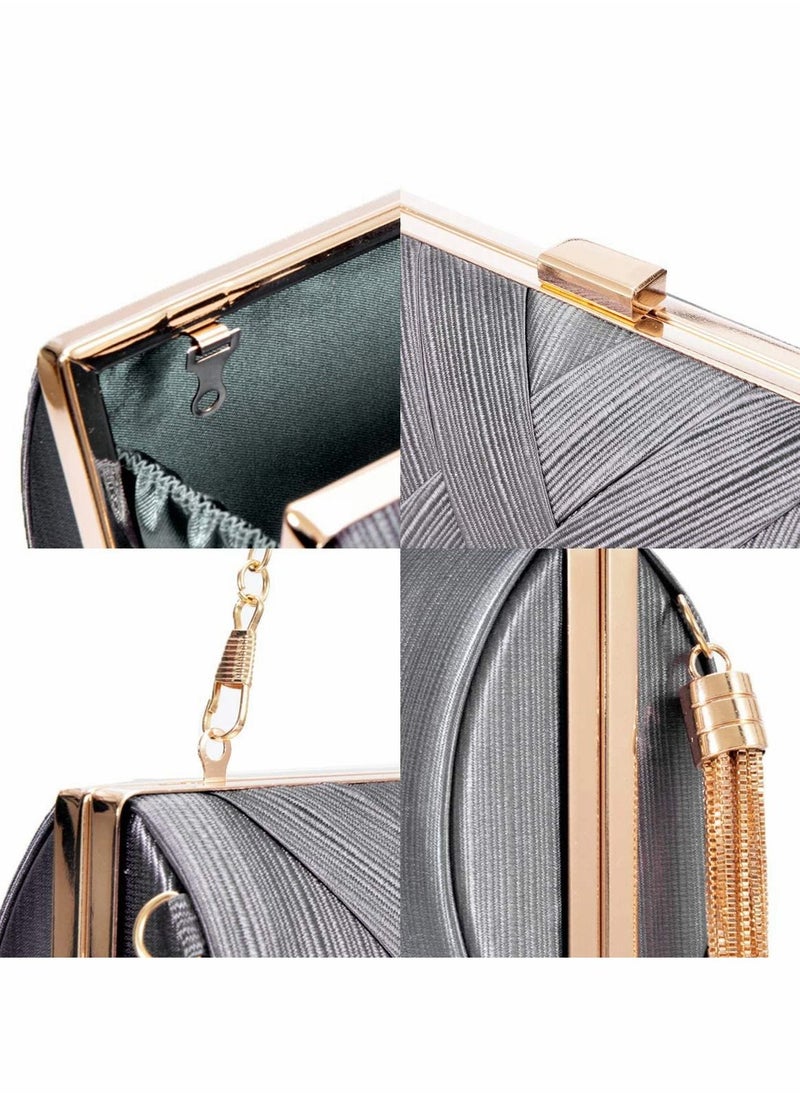 SYOSI - Womens Evening Clutch Bag Designer Evening Handbag, Lady Party Clutch Purse - Image 1