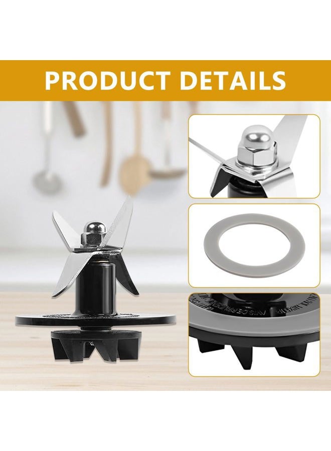 SyVia مجموعة شفرات خلاط بديلة مع 3 قطع من حشوات الخلاط، قطع غيار لجهاز كويزينارت CBT-500، SB5600، CB600 - Image 3