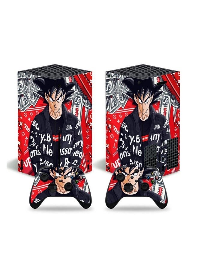 Beauenty XBOX series X console sticker Dragon Ball style sticker
