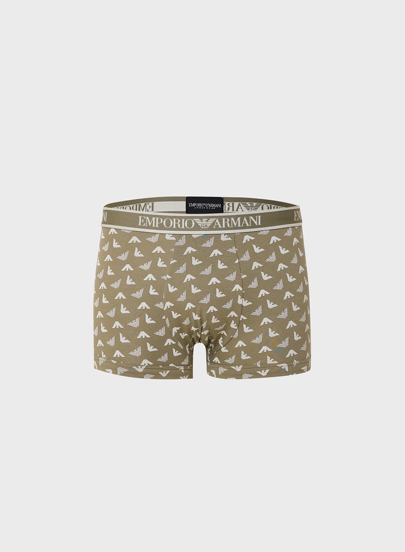 EMPORIO ARMANI 3 Pack Logo Band Boxers  - Image 3