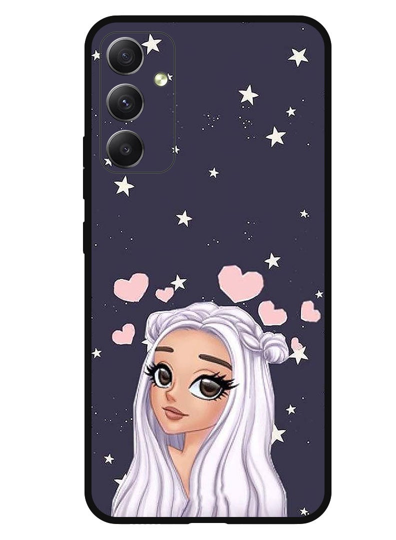 Theodor Protective Case Anti Scratch Shock Proof Bumper Cover For Samsung Galaxy A24 4G Love Star Background - Image 1