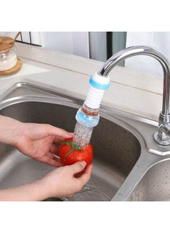 O Ozone Extendable Water Tap Filter [ Saves Water Upto 50% ] [ Faucet Extender or Tap Extender ] Fit in your Kitchen or Bathroom Faucet - Blue  - Image 3