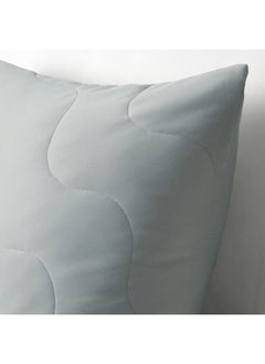 بيوينتي غطاء وسادة، رمادي فاتح-فيروزي، 50×50 سم  - Image 3