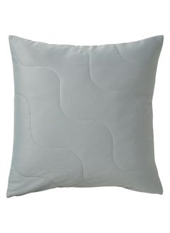 بيوينتي غطاء وسادة، رمادي فاتح-فيروزي، 50×50 سم  - Image 1