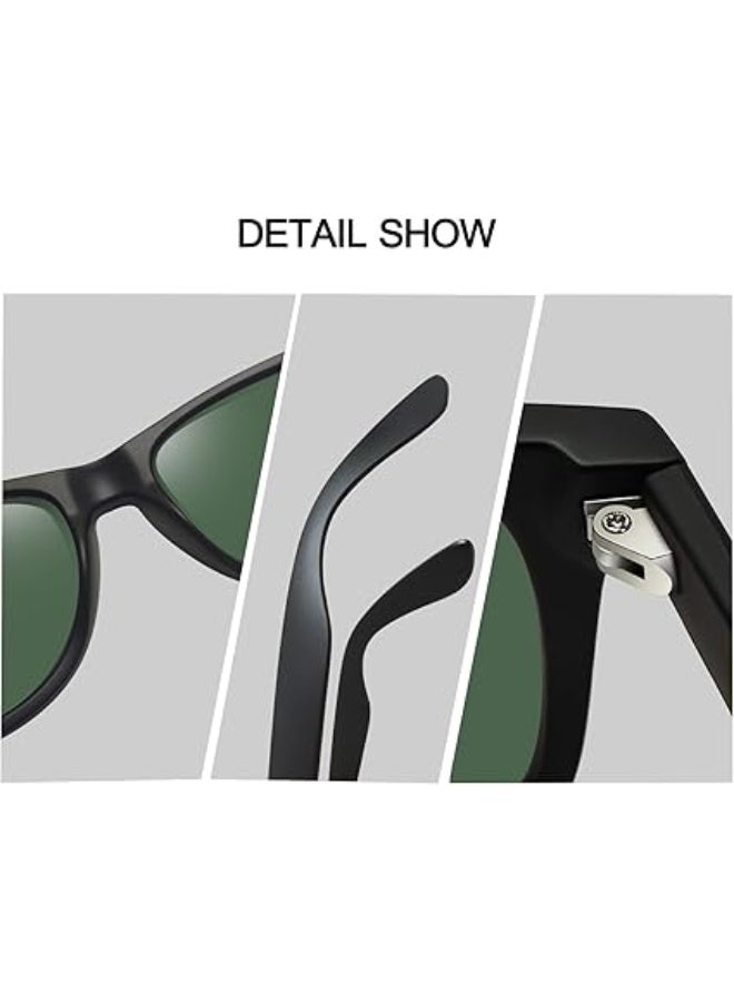 KANASTAL Polarized Sunglasses Men, Fashion Square Sun Glasses Women, Classic Shades for Womens, Driving Fishing Outdoor 100% UV400 Protection - Image 3