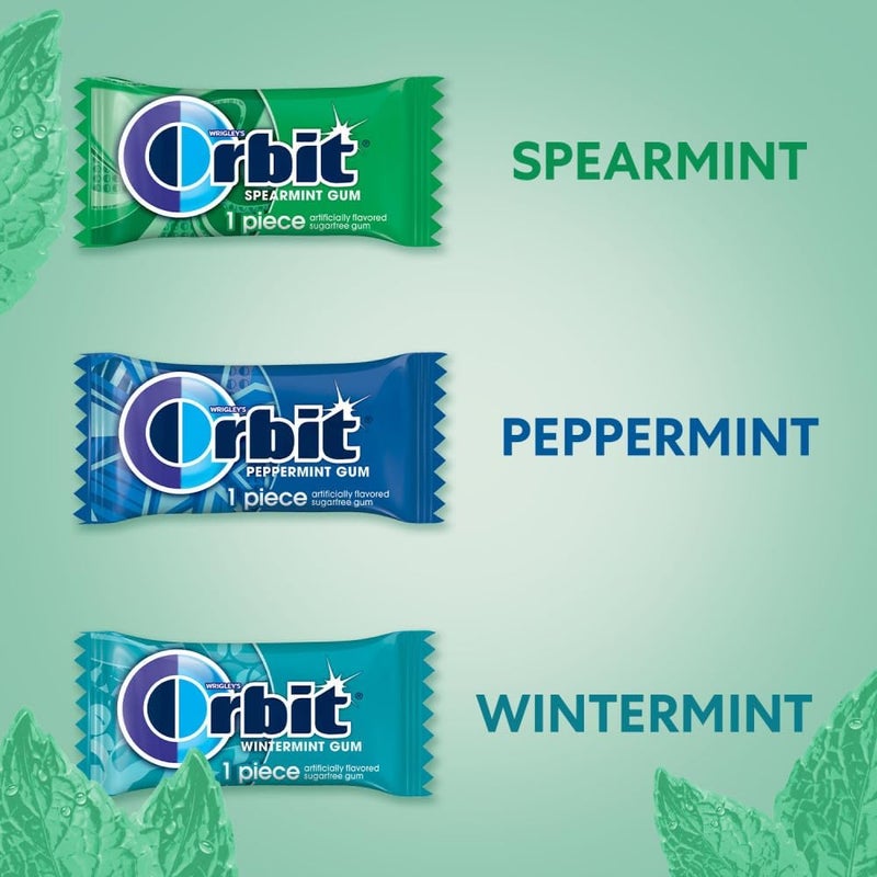 Orbit Assorted Mint Sugar Free Chewing Gum Pack - Image 3