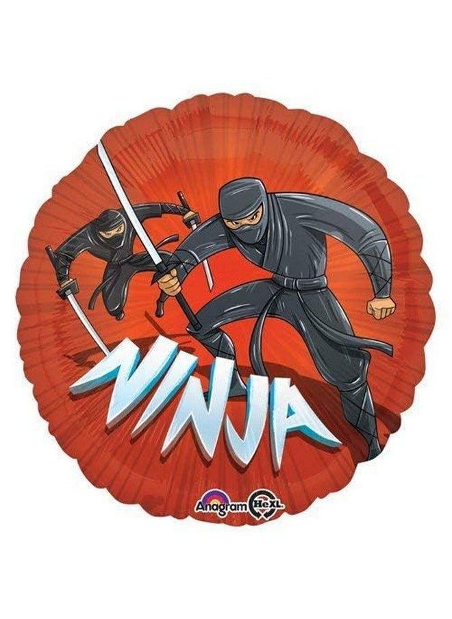 Mayflower Products Mayflower Ninja Birthday Party Supplies Have A Happy Kickin 7Th Birthday Balloon Bouquet Decorations  - Image 4