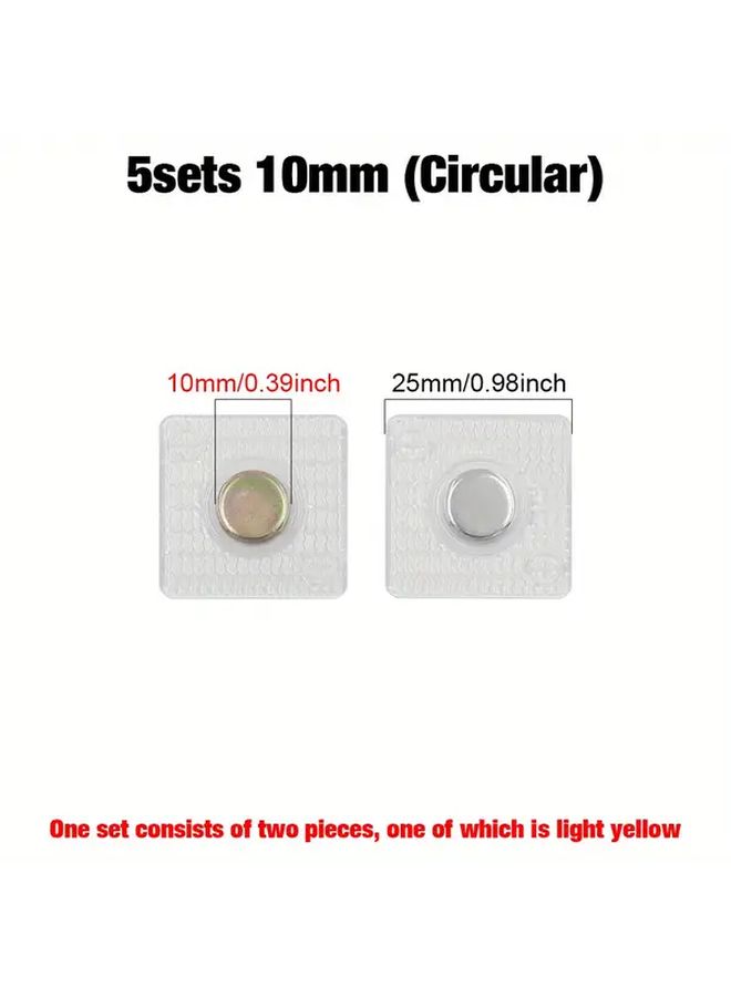 5 Pack Invisible Magnetic Snaps 32x10x2 5mm Quadrate Waterproof PVC Fasteners For Clothing Bags - Image 3