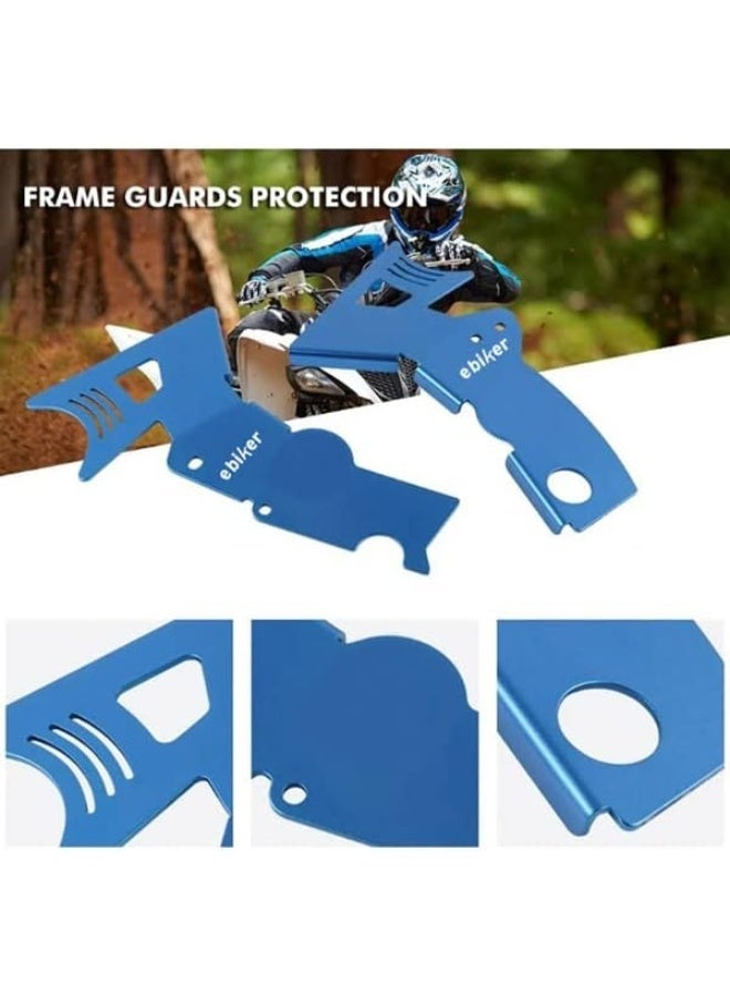 Ebiker Pair of Blue Frame Guards for Raptor 700R, Blue - Image 5