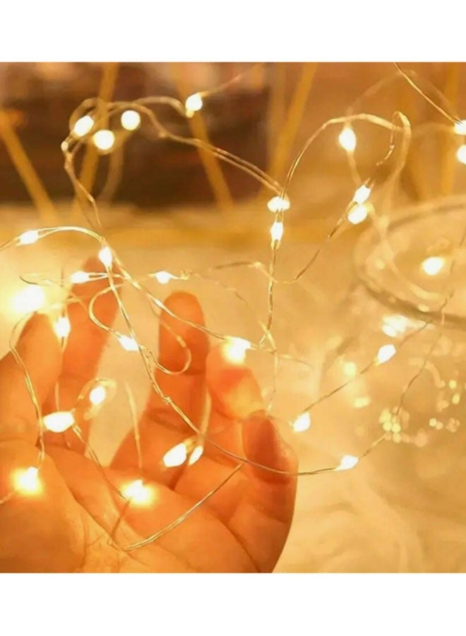 Cake Flower Gift Box Decoration LED Light Strip, 3mx2pcs Home Decoration Warm Color Light Strip - Image 1