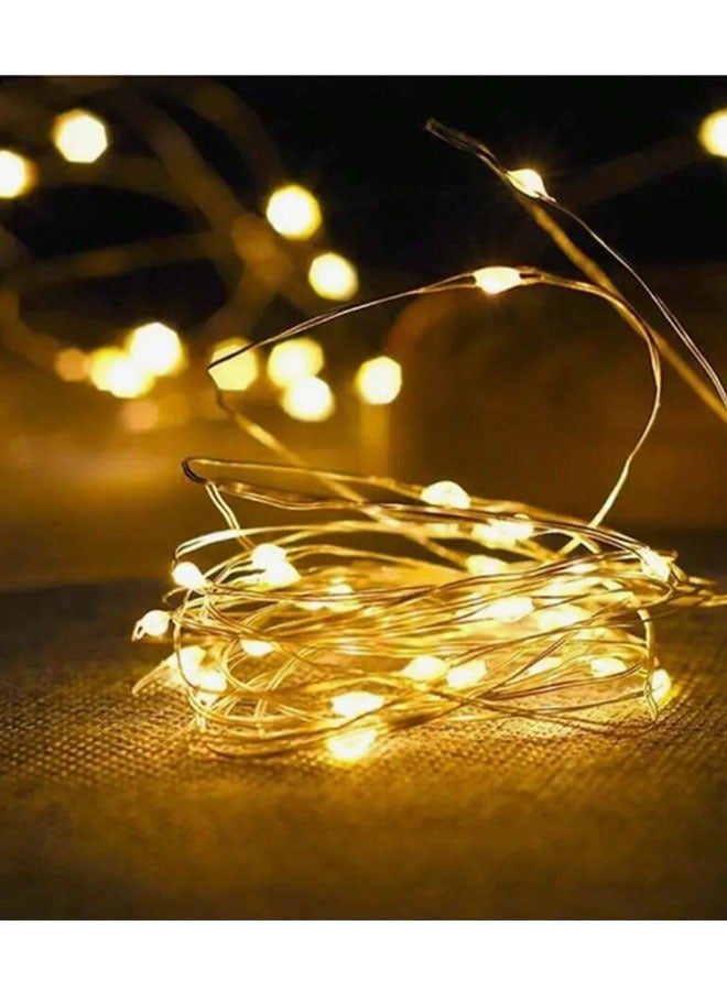 Cake Flower Gift Box Decoration LED Light Strip, 3mx2pcs Home Decoration Warm Color Light Strip - Image 3