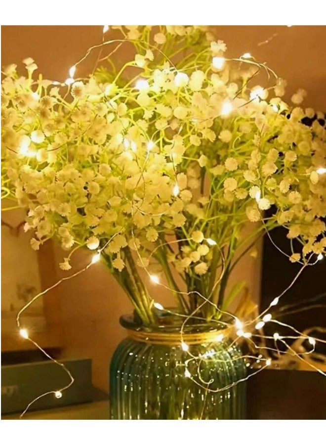 Cake Flower Gift Box Decoration LED Light Strip, 3mx2pcs Home Decoration Warm Color Light Strip - Image 4