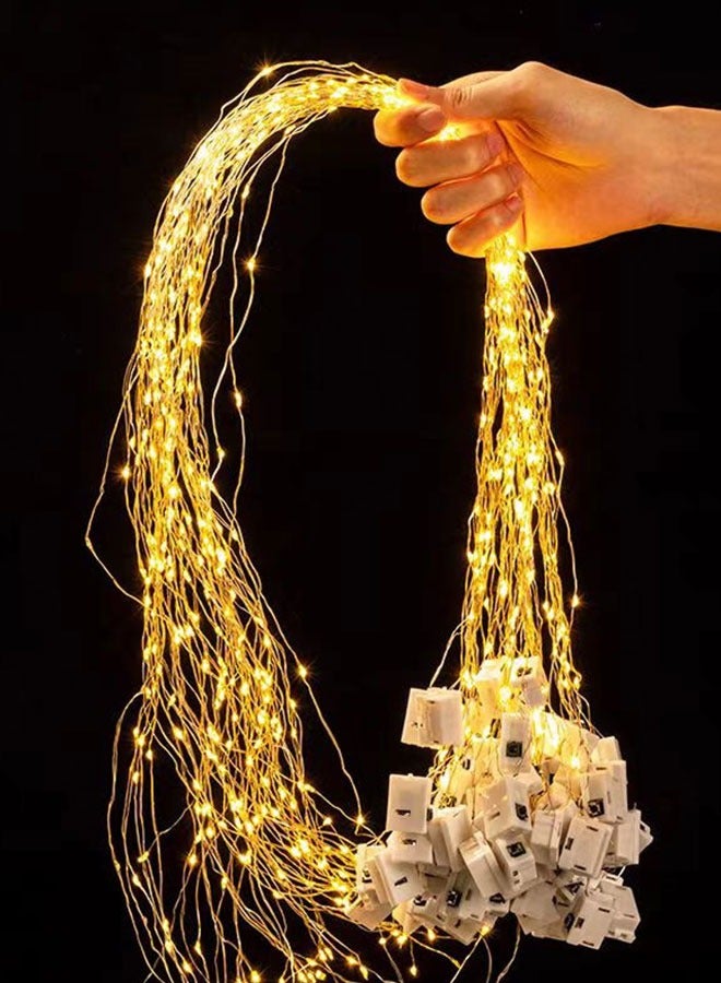 Cake Flower Gift Box Decoration LED Light Strip, 3mx2pcs Home Decoration Warm Color Light Strip - Image 5