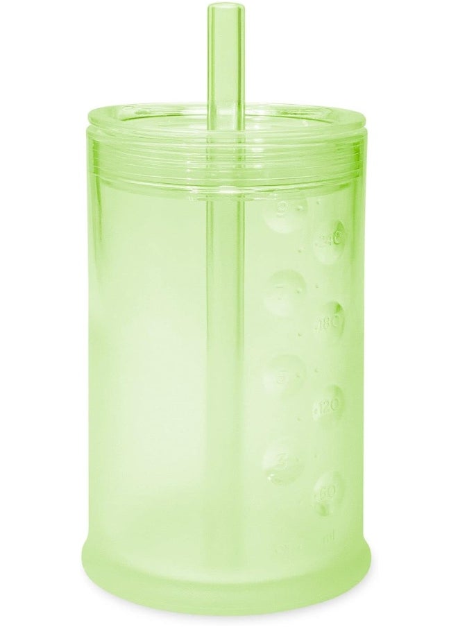 Olababy Olababy Clear View Silicone Training Cup with Straw Lid  - Image 1