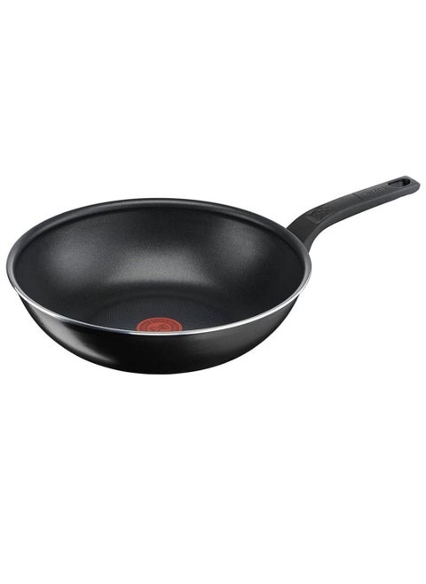 Tefal Issencia Wok Pan 28 cm Wok Pan Non Stick Frying Pan With Integrated Thermo Spot Temperature Control Ergonomic Thermoplastic Handle Extra Deep Shape