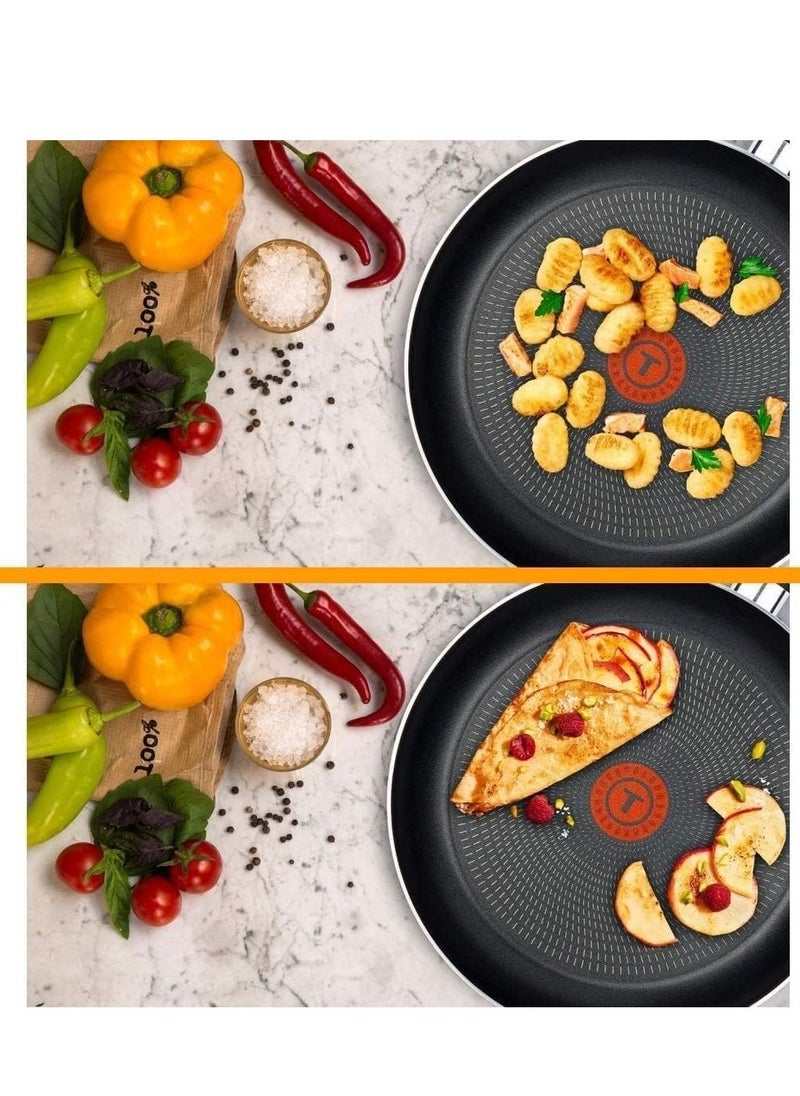 Tefal - Tefal Issencia Wok Pan 28 cm Wok Pan Non Stick Frying Pan With Integrated Thermo Spot Temperature Control Ergonomic Thermoplastic Handle Extra Deep Shape - Image 1