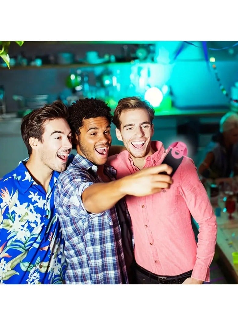 Portable LED Selfie Ring Light with 3-Level Brightness – USB Rechargeable, Battery Operated, or Handheld Photography Fill Light for Live Streaming, Video Calls, and Outdoor Use, Selfie Enhancement | Aesthetic Lighting | LED Light Technology