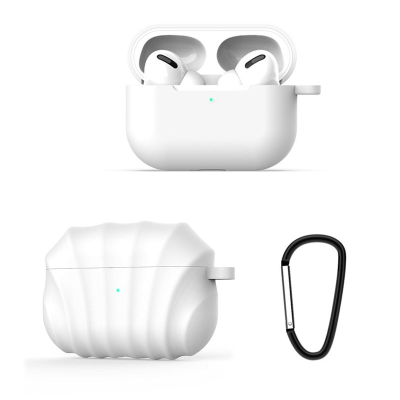 Cute Protective Earphone Cover Case Compatible With AirPods Pro White - Image 4
