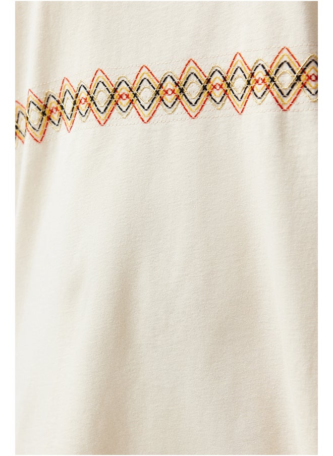 Plus Size Stone Oversize/Wide-Fit 100% Cotton Ethnic Embroidery Comfort T-Shirt TMNSS24BF00008 - pzsku/Z81000FB4B4BE028ACA1DZ/45/_/1730941091/385bd77d-9a92-4006-a207-5c90ca21a7b6