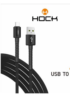 Hock Micro USB Cable Charging and Data Transfer Cable is specially designed for devices that use a Micro USB port. It is of high quality and durability, providing a fast and reliable charging experience. 
