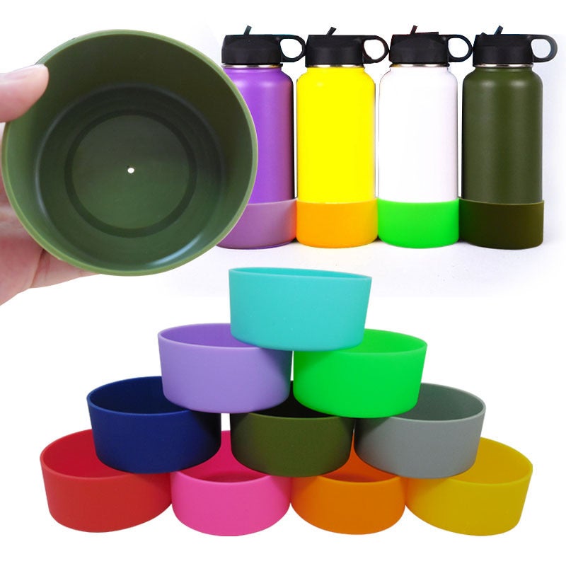 Selling Thermos Cup Silicone Protective Cover Tea Set Protective Cup Bottom Cover Diameter 7.5Cm9Cm Applicable - Image 4
