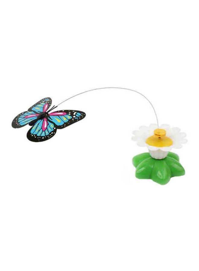 NIBEMINENT Electric Flying Butterfly Interactive Toy Green/Yellow/Black - Image 1