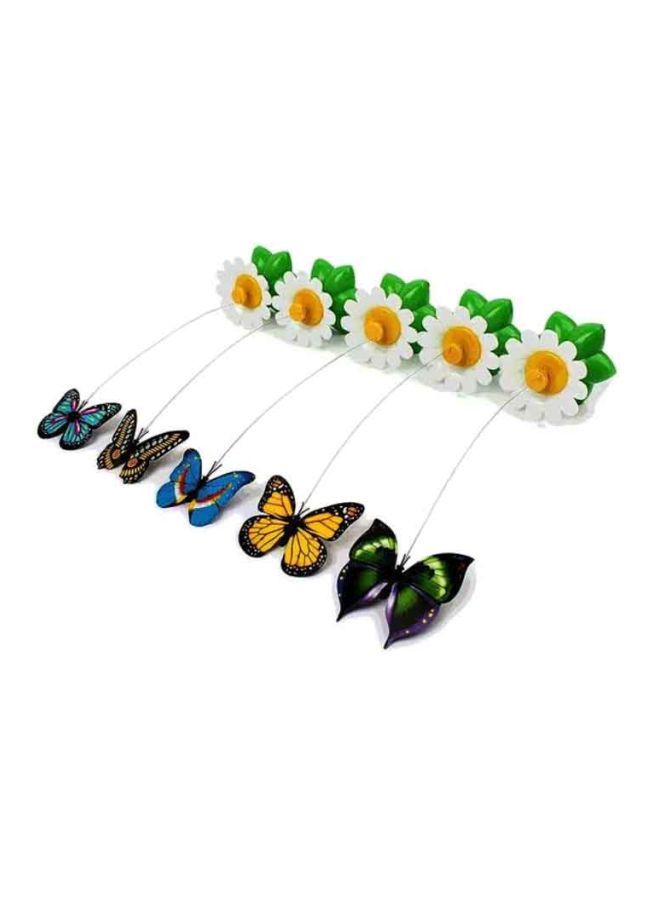 NIBEMINENT Electric Flying Butterfly Interactive Toy Green/Yellow/Black - Image 5