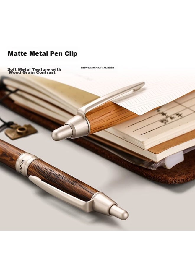 يوني ميتسوبيشي (uni) قلم رصاص آلي طلابي 0.5mm Century Oak Shaft قلم ميكانيكي هدية أعمال قلم M5-1015 Thick Shaft لون خشب فاتح - Image 3