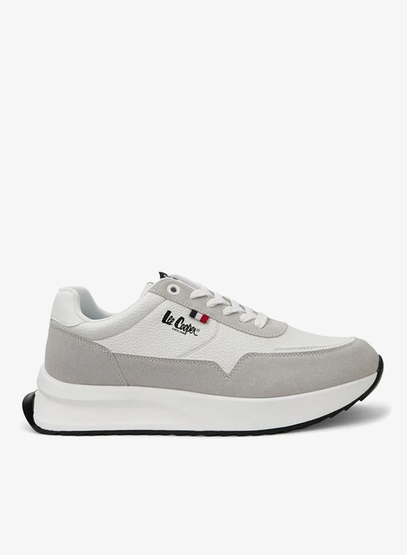 Lee Cooper Men's Panelled Lace-Up Sneakers