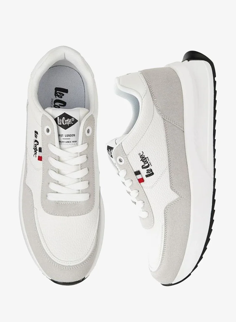 Lee Cooper Men's Panelled Lace-Up Sneakers